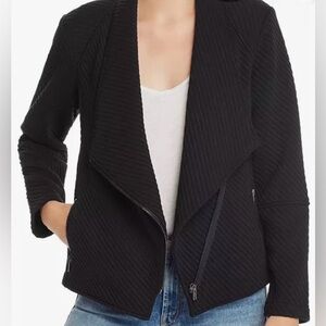 ✨BB Dakota Black Asymmetrical Zip-Up Cropped Cardigan – Size XS✨
